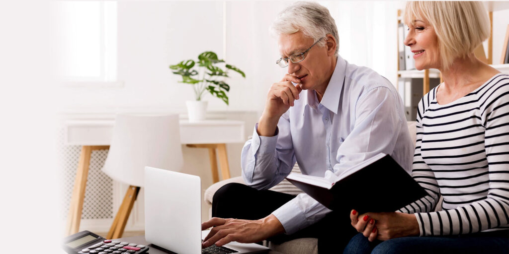 couple going over finances